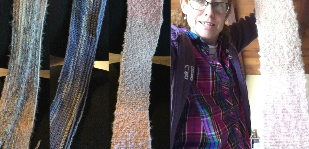Allise with Scarves
